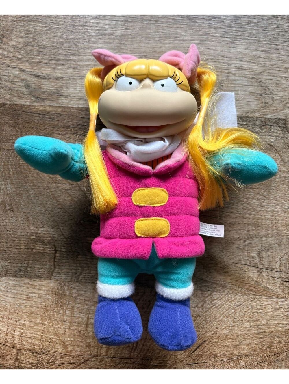 Rugrats Angelica Pickles Plush Doll Vintage